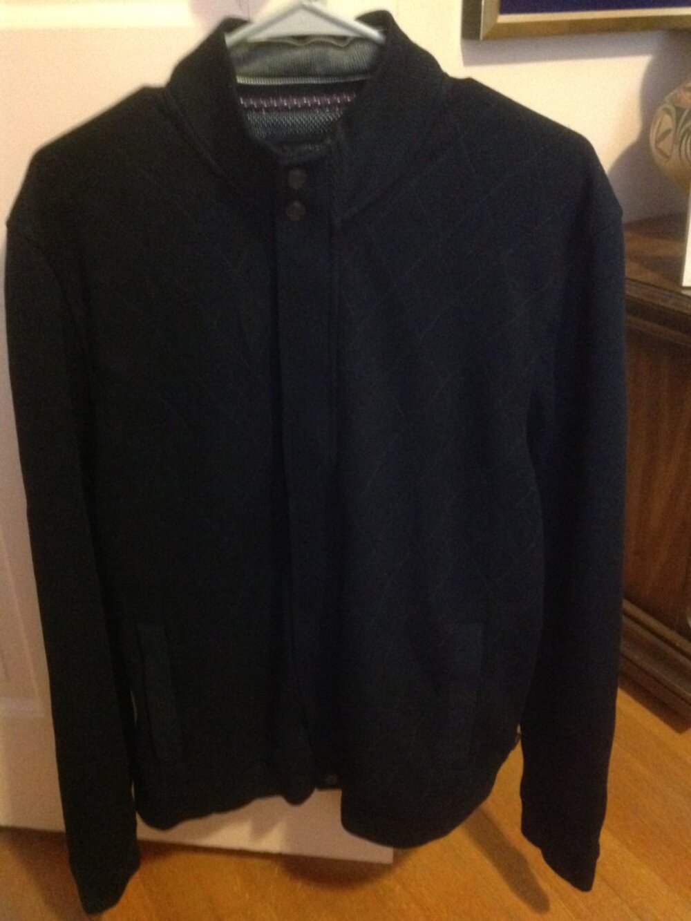 Ted Baker Men's X-Large (5) Navy Bomber Jacket - Never Worn